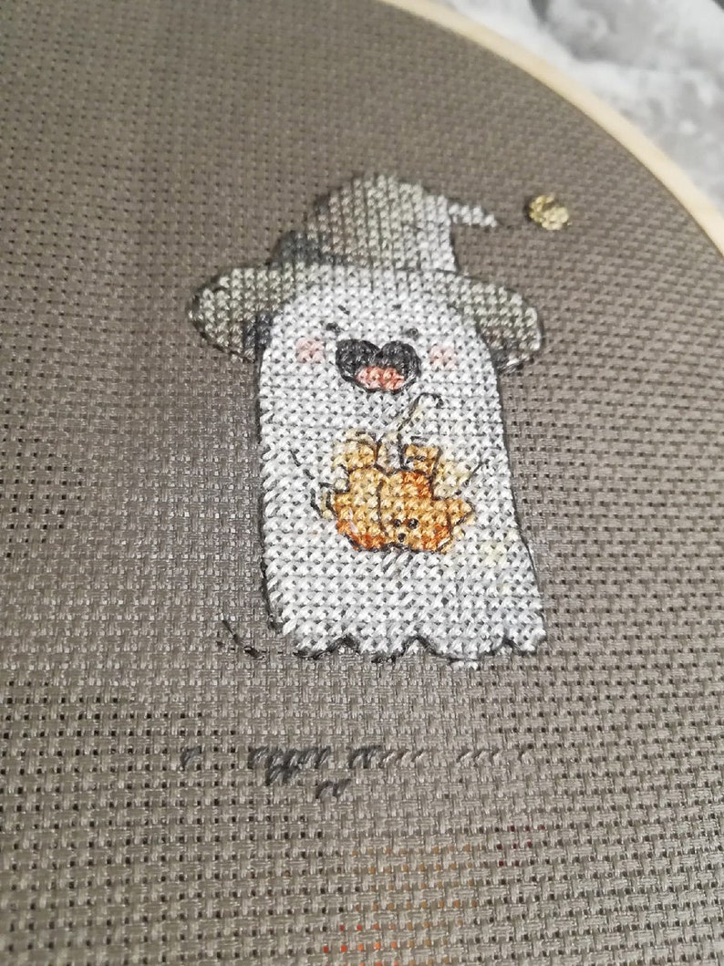 Cute Ghosts Company Cross Stitch Pattern Funny Ghost Cross Stitch Cute ...
