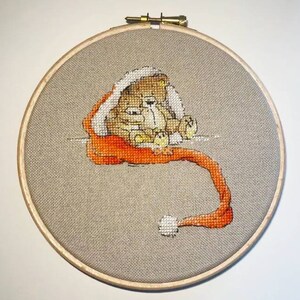 Plush bears cross stitch pattern Christmas gift bears cross stitch bears couple cross stitch image 4