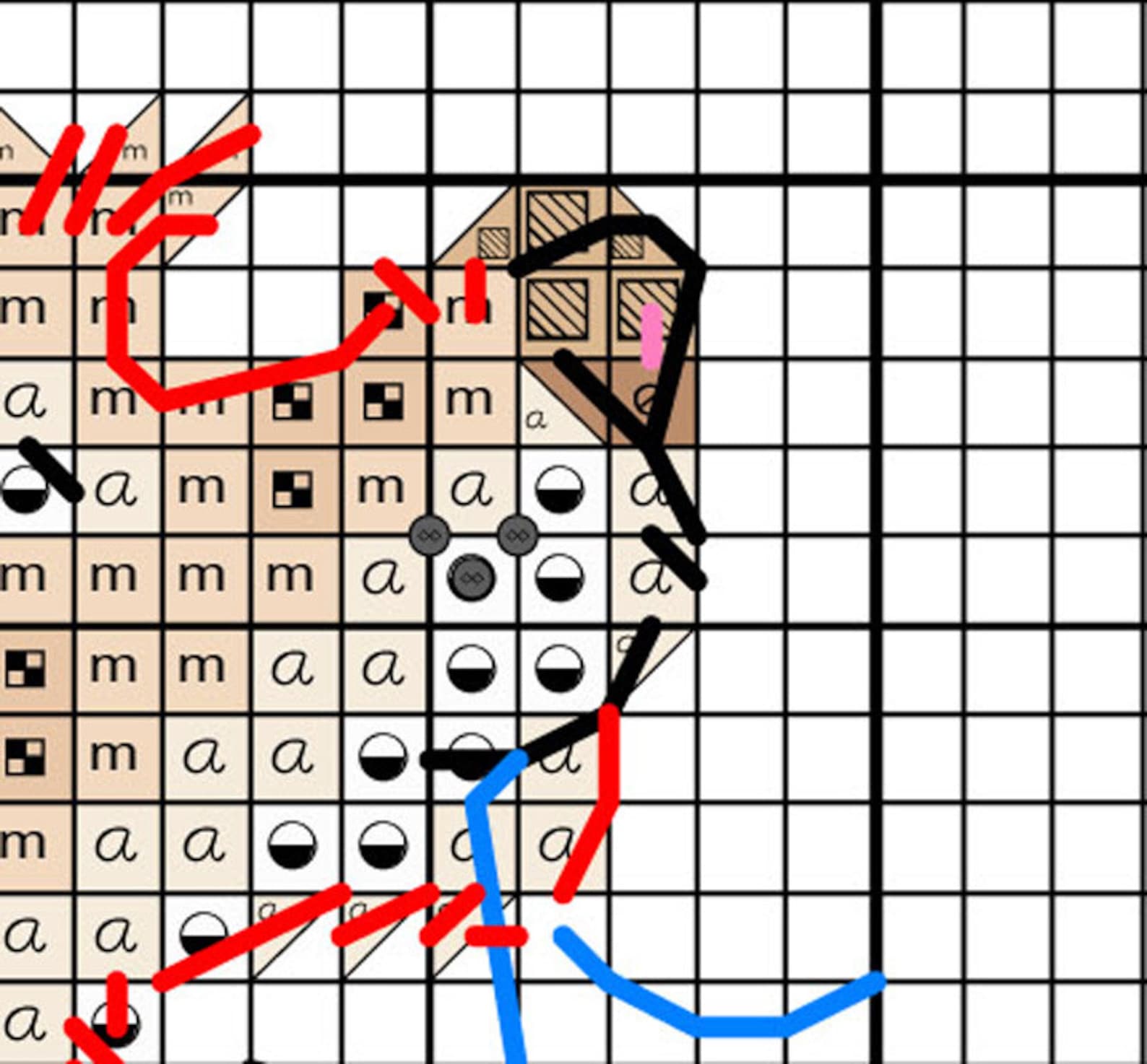 Ginger Dog Cross Stitch Pattern Dog With a Gift Cross Stitch Etsy UK