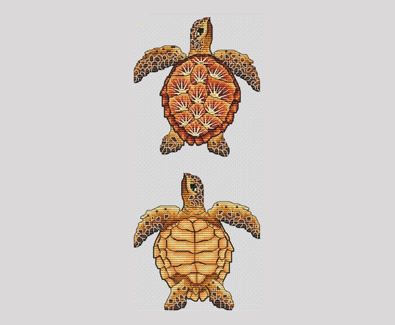 Sea Turtle Cross Stitch Pattern Etsy