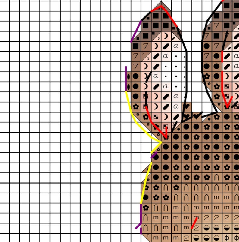 Moon Bunny cross stitch pattern Bunny on the Moon cross stitch for baby birth record cross stitch pattern by SVStitch