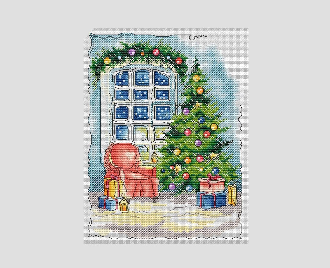 Christmas Tree Cross Stitch Pattern - Etsy