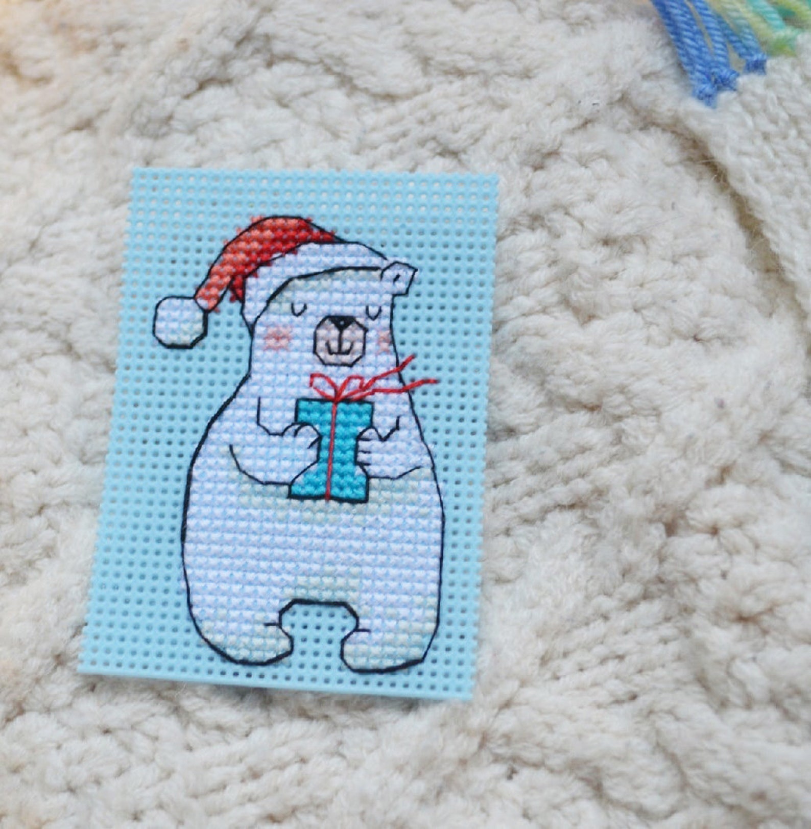Set of Cute Polar Bears Cross Stitch Pattern Bear Hug Cross Etsy