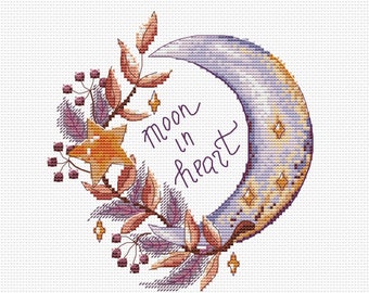 Magic Moon Wand PDF Cross Stitch Pattern - Etsy