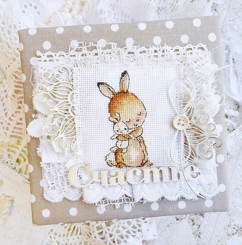 Bunny love Cross Stitch Pattern bunny cross stitch chart Baby cross stitch pattern by SVStitch image 3