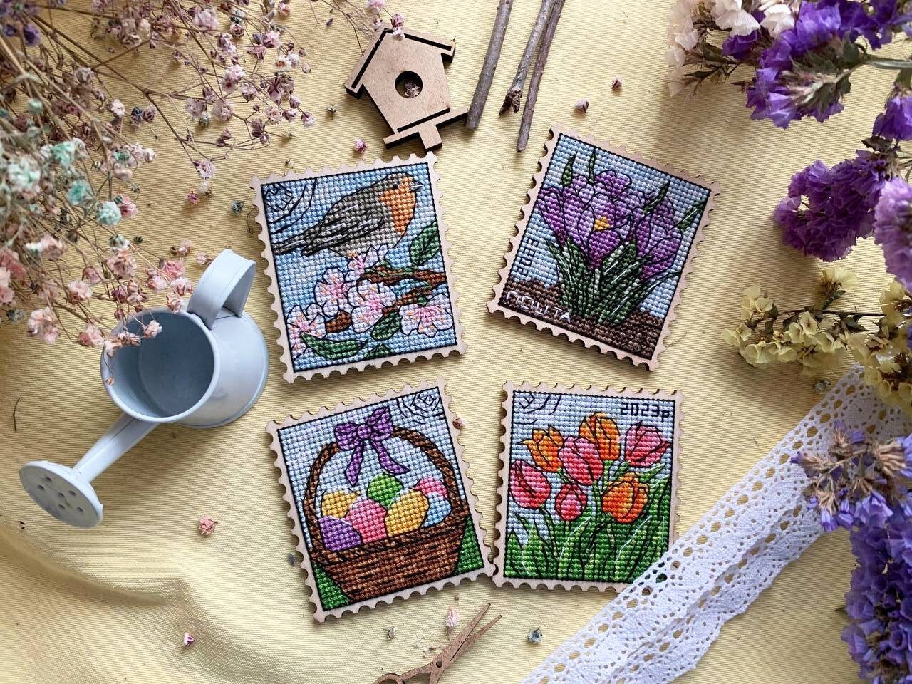 Crocus Cross Stitch Pattern - Etsy