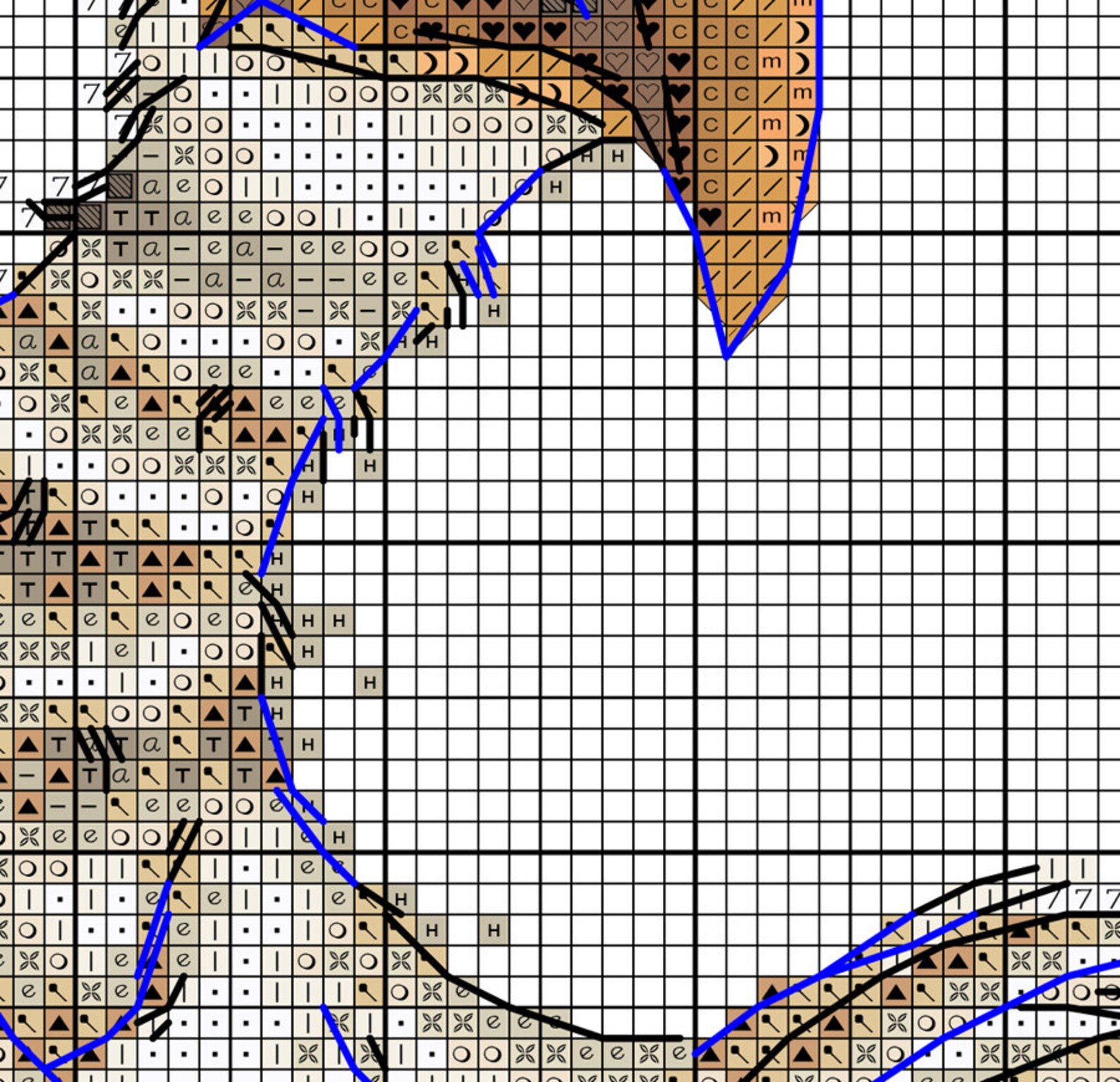 Captain Cross Stitch Pattern Albatross Cross Stitch Skipper Cross ...