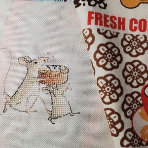 Mice With Sweets Cross Stitch Pattern Two Bad Mice Set of - Etsy