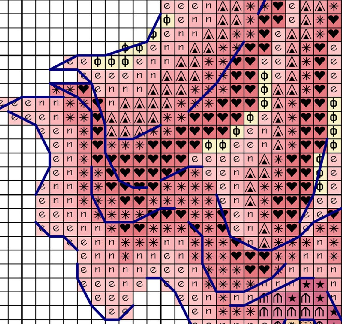 Cross Stitch - Apricot