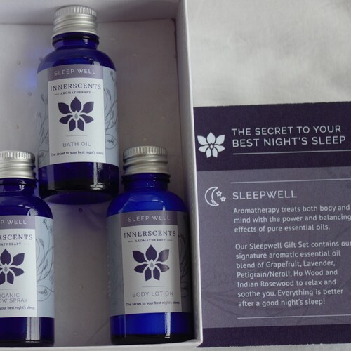 Mini Sleep Well Gift Set Aromatherapy Kit Containing Etsy UK