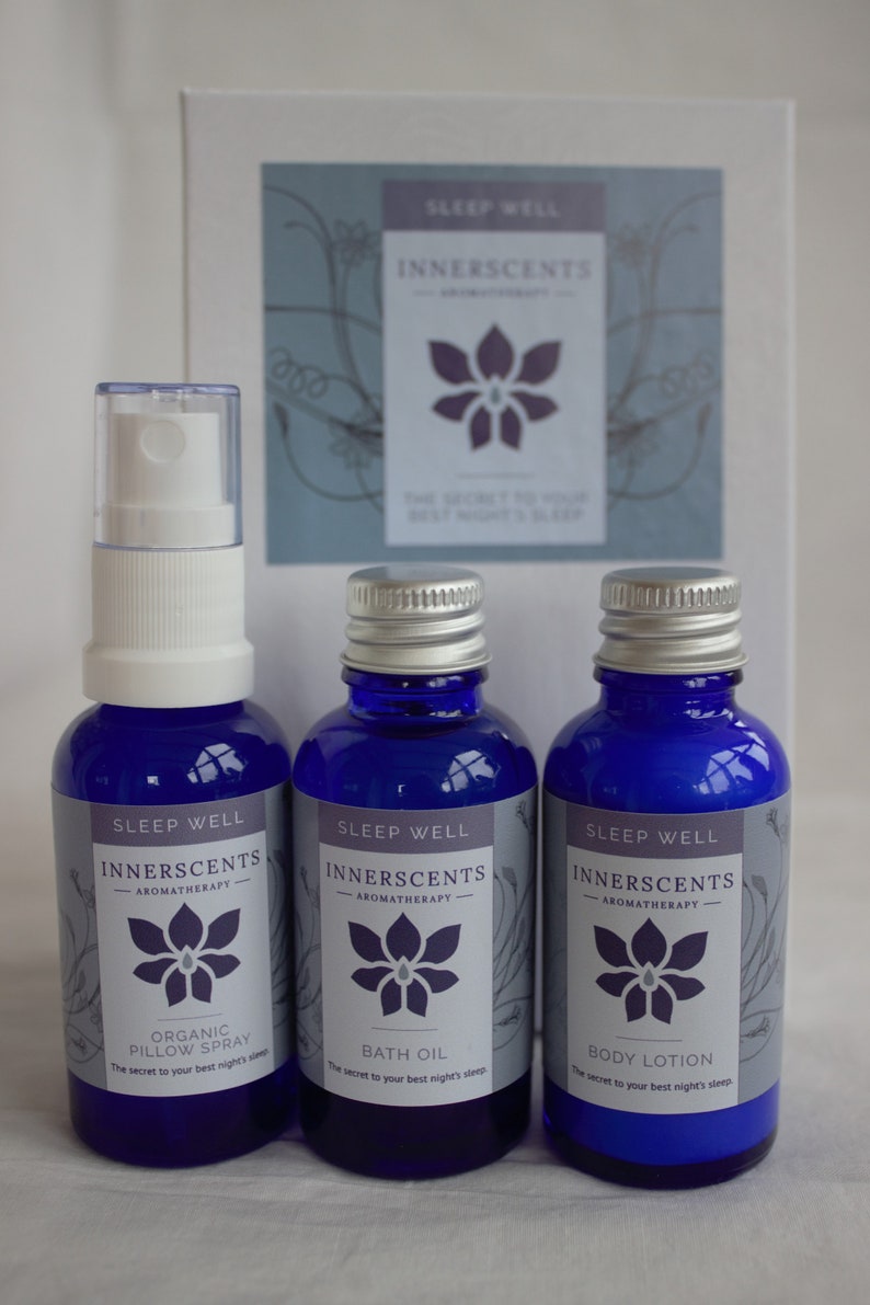 Mini Sleep Well Gift Set Aromatherapy Kit Containing Etsy UK
