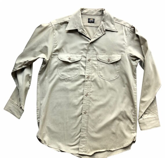 1960/70s Lee Chetopa Sanforized Work Shirt