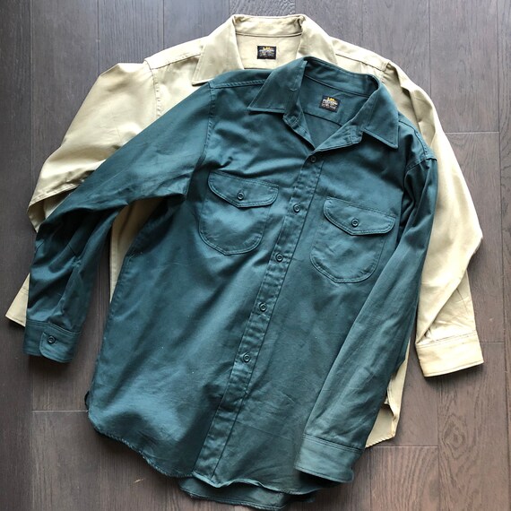 1960s Lee Chetopa Sanforized Work Shirt