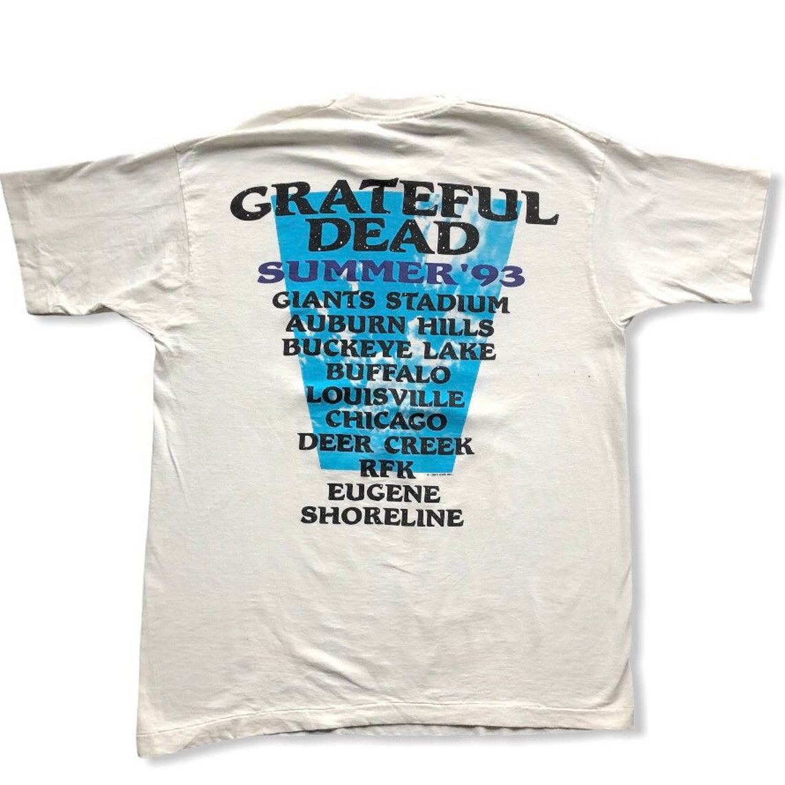 1993 Grateful Dead Summer Tour Shirt Etsy