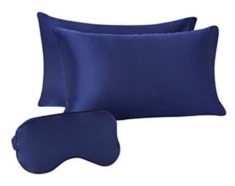 Silk pillow case and eye cover