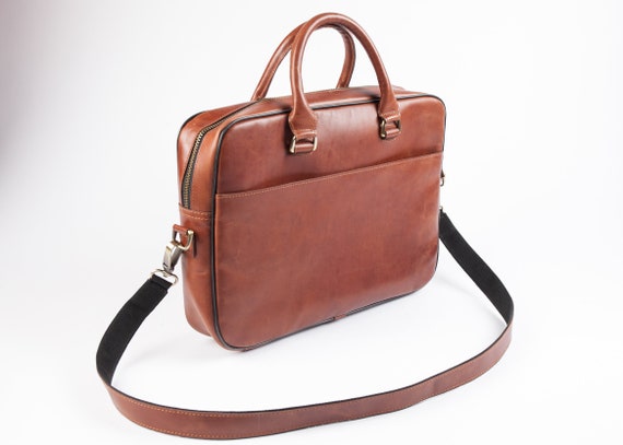 simple leather briefcase