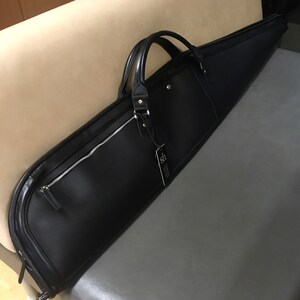 Full Grain Leather Shotgun Case, Hunter Gift image 10