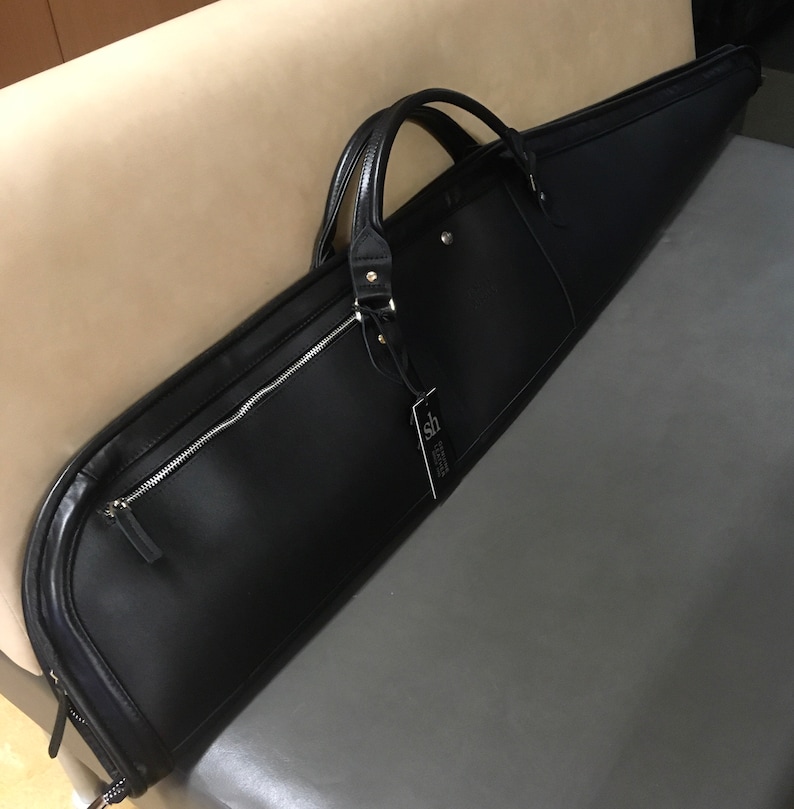 Full Grain Leather Shotgun Case, Hunter Gift image 10