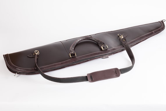 Full Grain Leather Shotgun Case, Hunter Gift