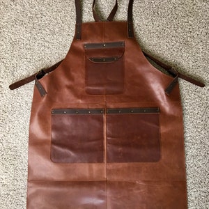 Leather apron for men and women Craft apron Work apron for woodworking, blacksmithing Butcher apron Chef apron Personalized apron