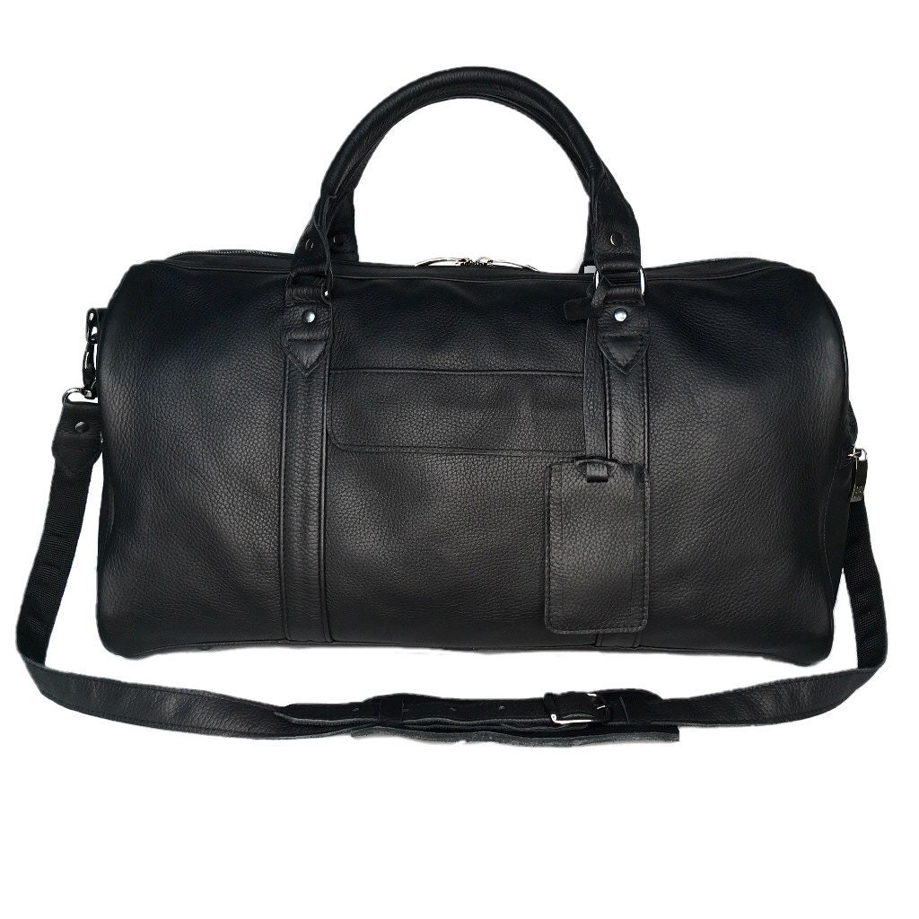 Louis Vuitton Shiny Pebbled Leather Duffle Bag Black