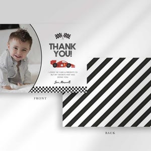 need four speed thank you card