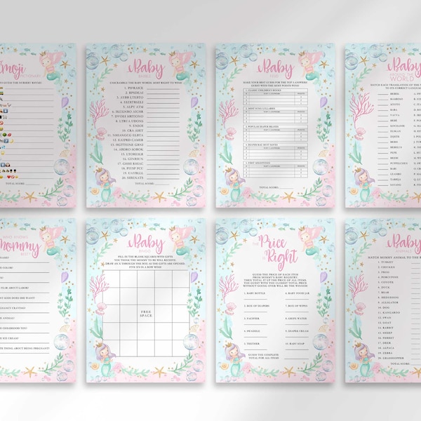 Mermaid Baby Shower - Etsy