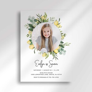 Italian birthday invitation
