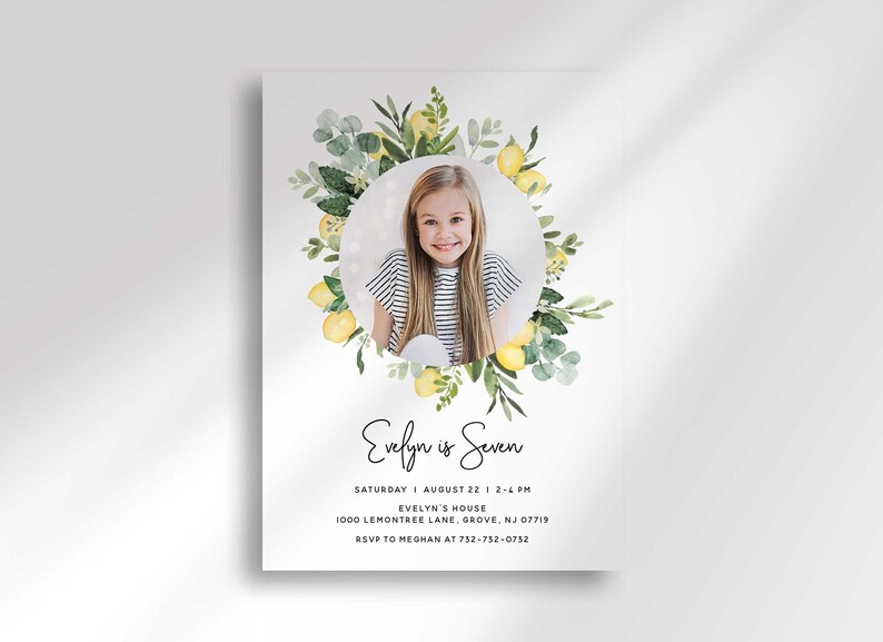 Italian birthday invitation