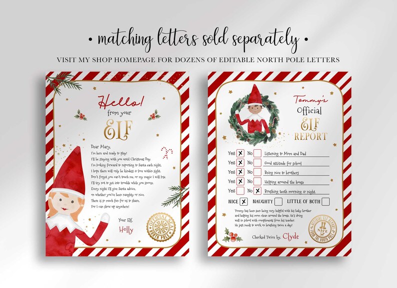 Editable North Pole Mail Envelope Template for Printing on 10 - Etsy