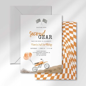 dirt bike birthday invitation