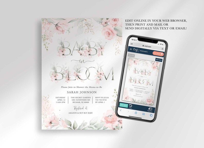 digital baby in bloom
