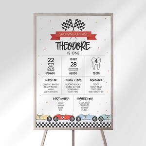 first birthday milestone board