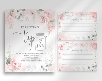 Parenting Tips for the Baby Shower Game Printable 8x10 (Digital Download)