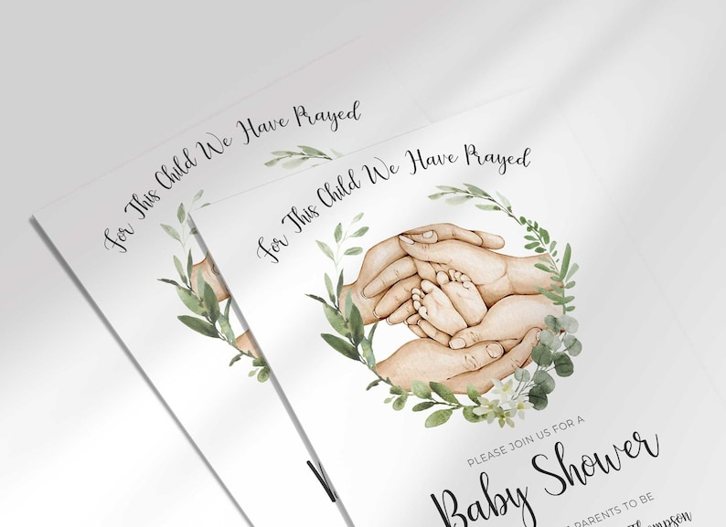 coed baby baby shower invitation