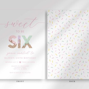 sprinkles invitation