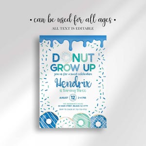 digital donut invitation