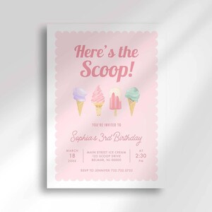 Flat, straight-on view of the invitation design against a plain white background.