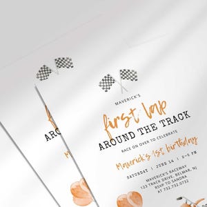 motorbike birthday invitation
