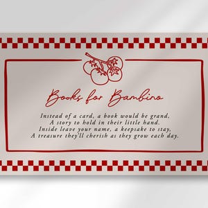 Pizza babyshower boek verzoekkaart, speciale bezorging invoegen voor babyshower, boeken voor baby bambino, bewerkbare pizza en fopspenen afdrukbaar