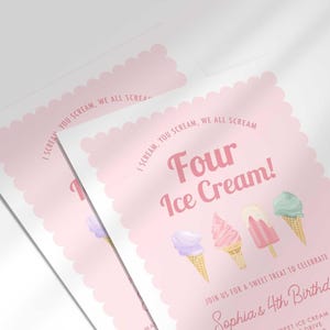summer birthday invitation