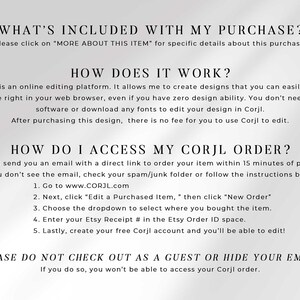 corjl instructions