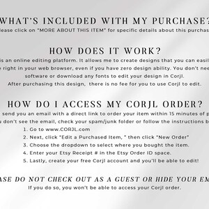 Corjl instructions