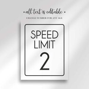 speed limit sign