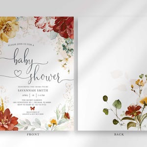 bbq baby shower invitation