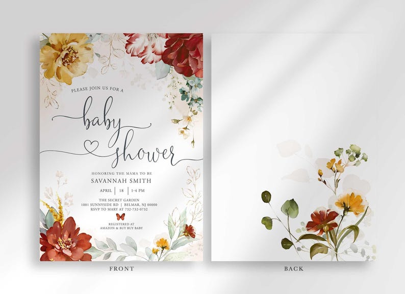 bbq baby shower invitation