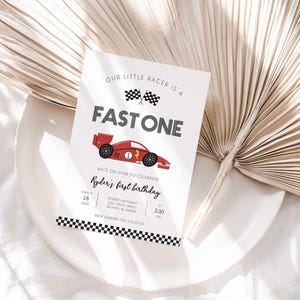 first lap around the track invitation