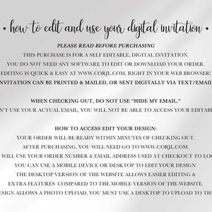 corjl invitation instructions