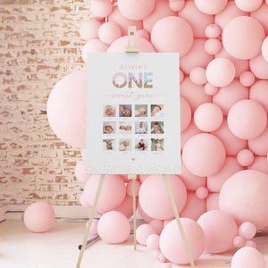 One Sweet Year Milestone Board