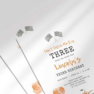 dit bike birthday invitation close up